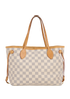 Neverfull PM, £650, Handbags, White, Canvas, Back view